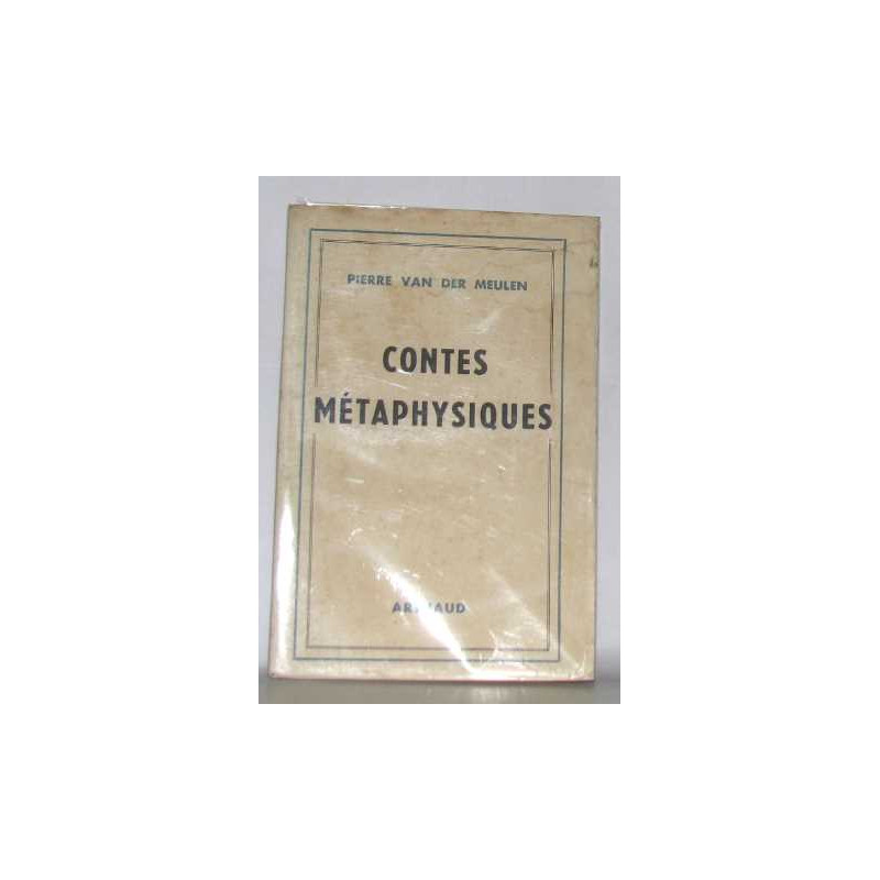 Contes métaphysiques