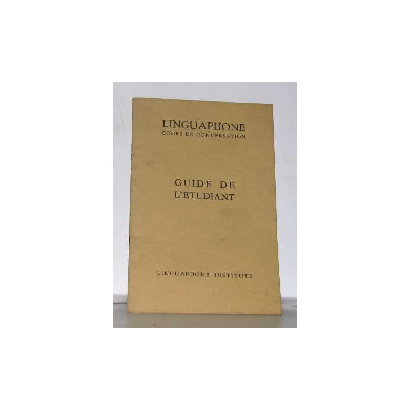 Guide de l'étudiant