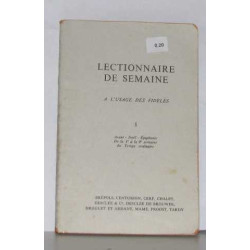 Lectionnaire de semaine a l'usage des fidèles I...