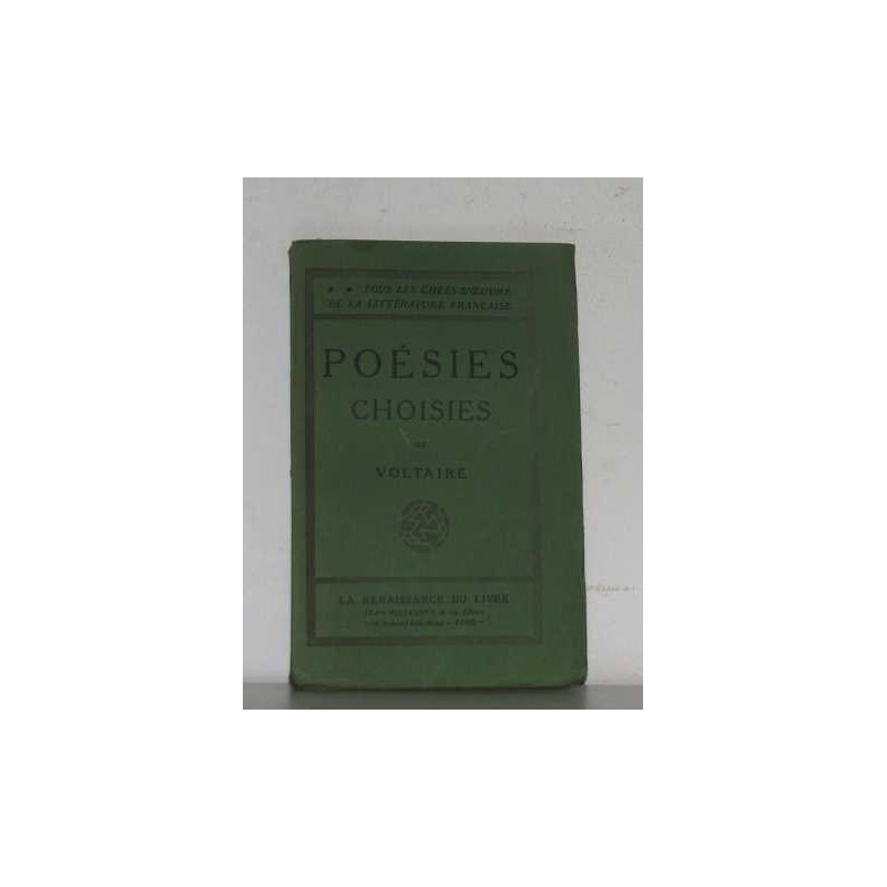Poésies choisies