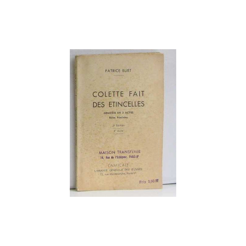 Colette fait des étincelles
