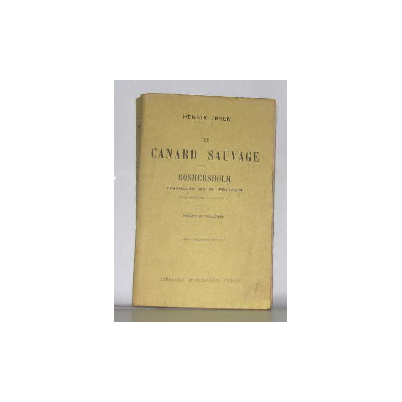 Le canard sauvage rosmersholm