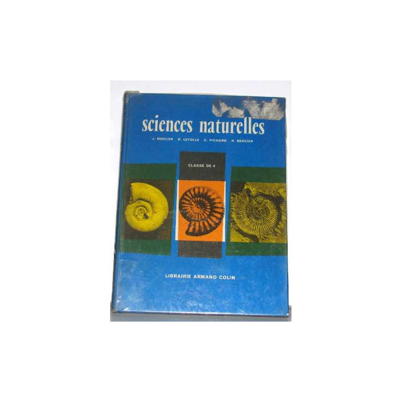 Sciences naturelles classe de 4e