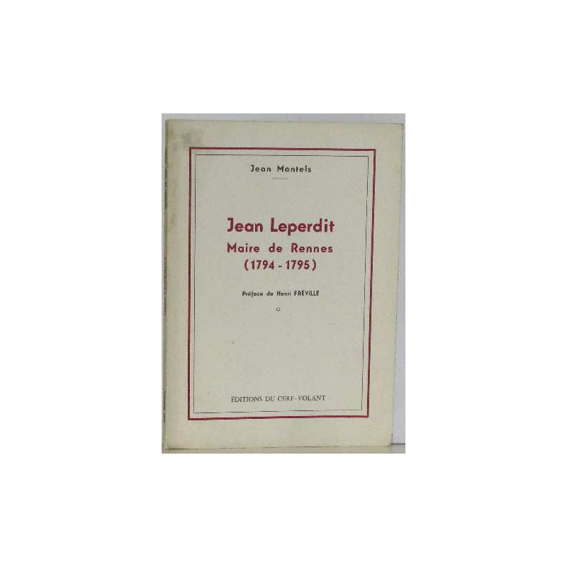 Jean leperdit maire de Rennes (1794-1795)