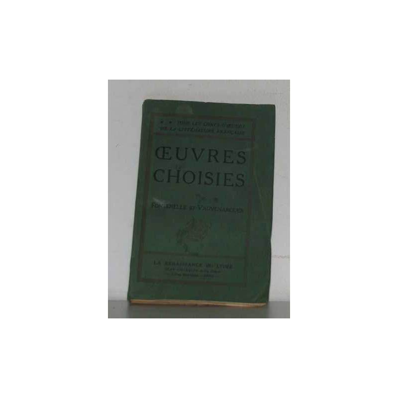 Oeuvres choisies