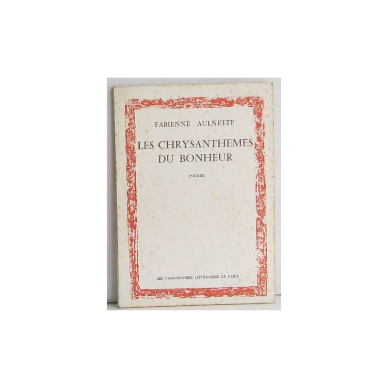 Les chrysanthèmes du bonheur