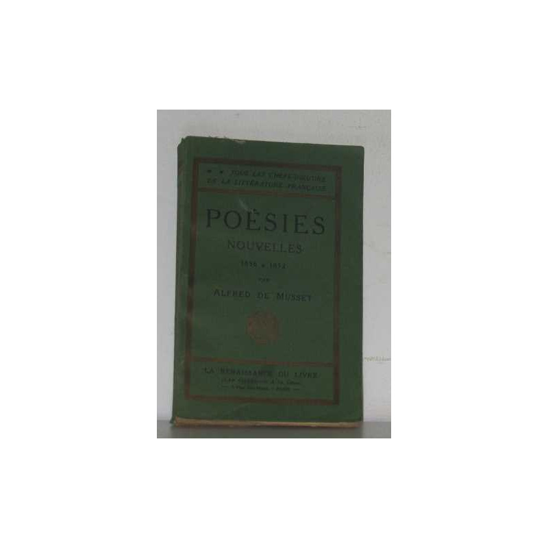 Poésies nouvelles 1836 à 1852