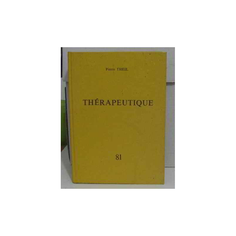 Thérapeutique