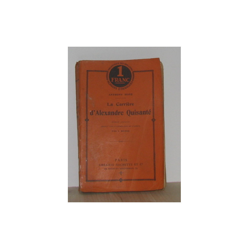 La carrière d'alexandre quisanté