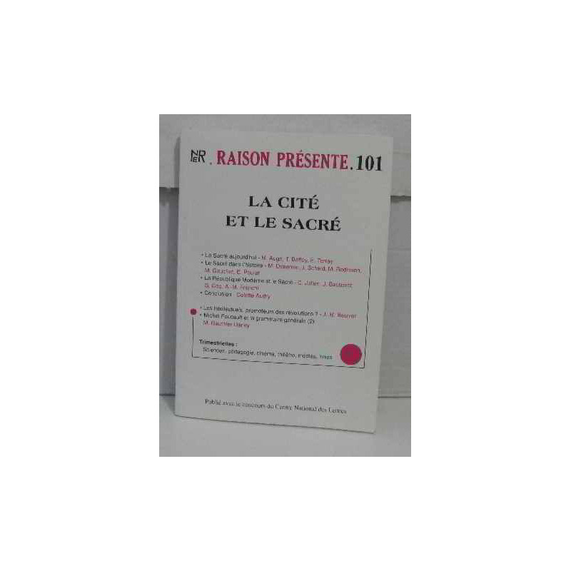 La cité et le sacré