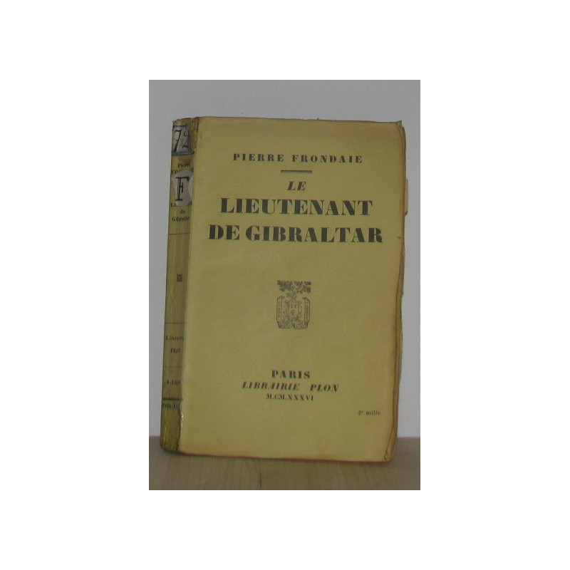 Le lieutenant de gibraltar