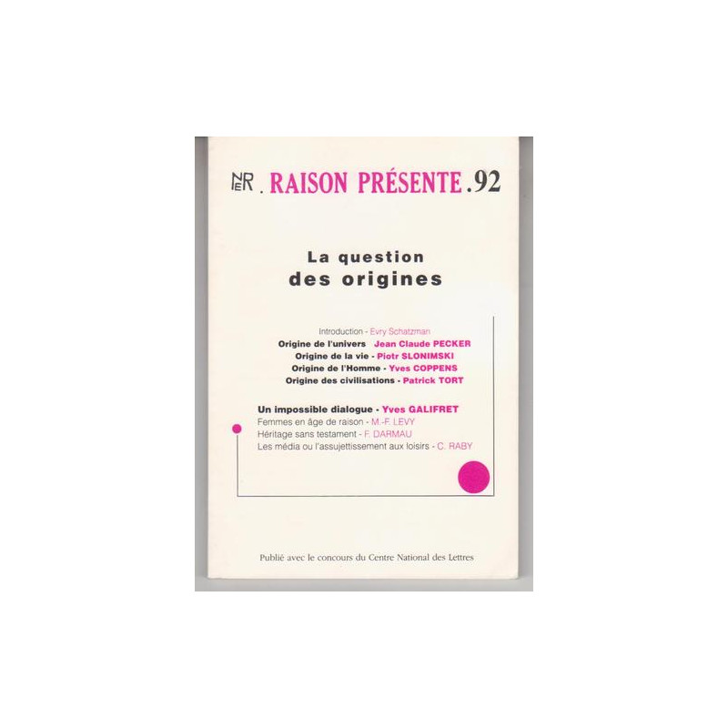 La question des origines