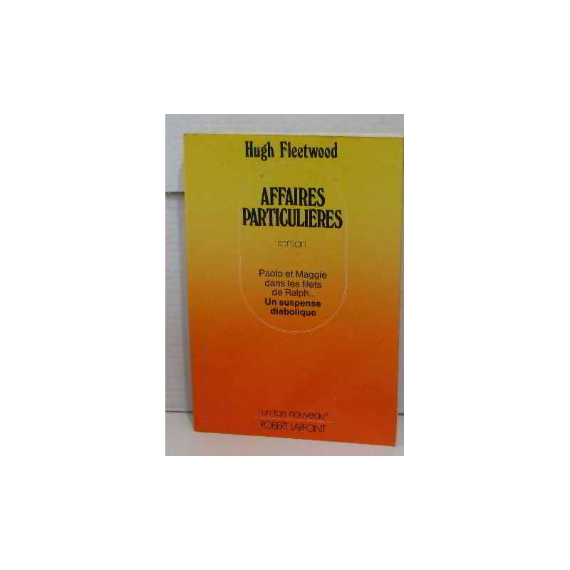 Affaires particulieres