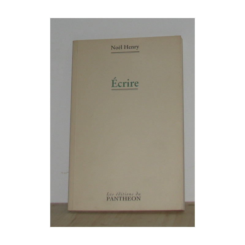 Écrire