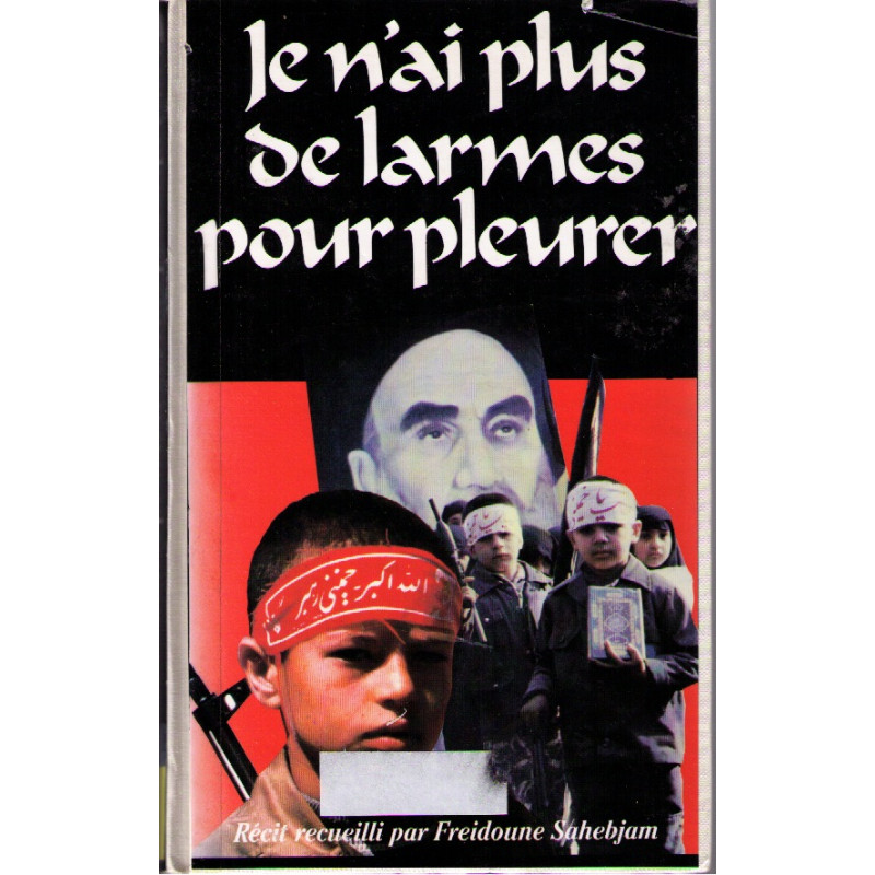 Je n'ai plus de larmes pour pleurer