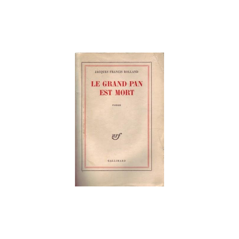 Le grand pan est mort