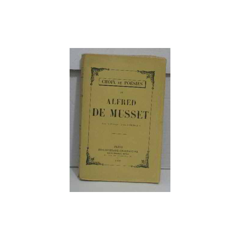 Choix de poésie