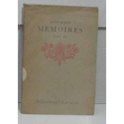 Mémoires tome III