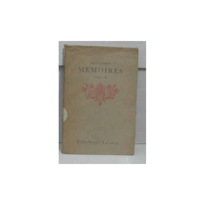 Mémoires tome III