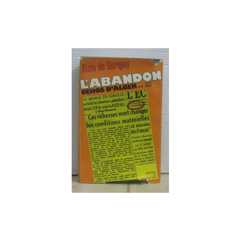 L'abandon échos d'alger tome II