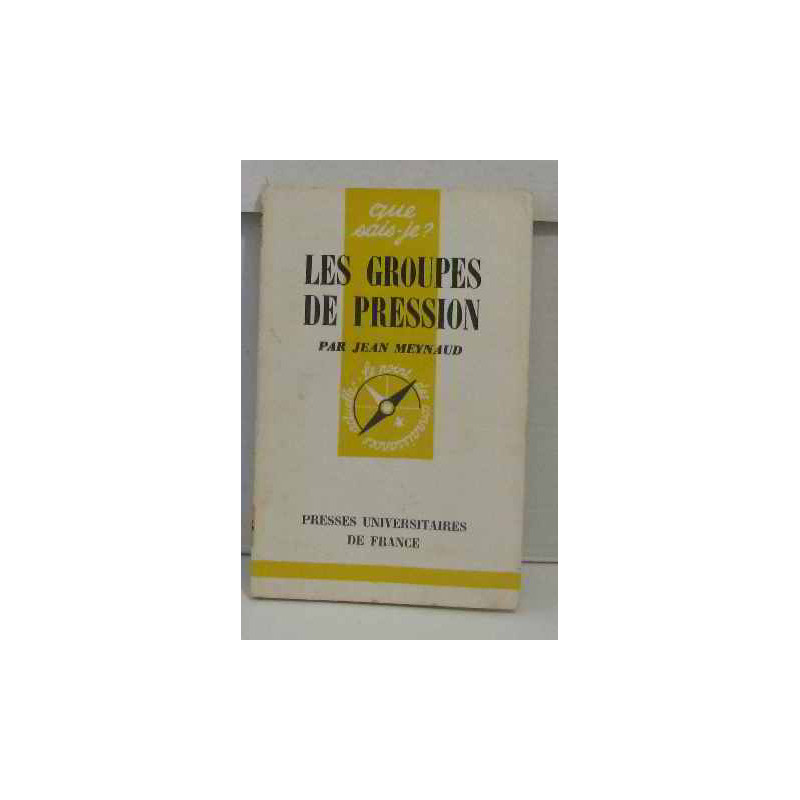 Les groupes de pression