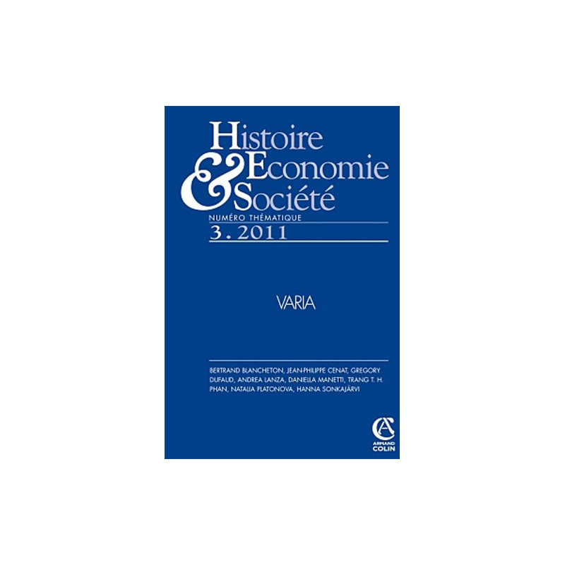Histoire économie et société