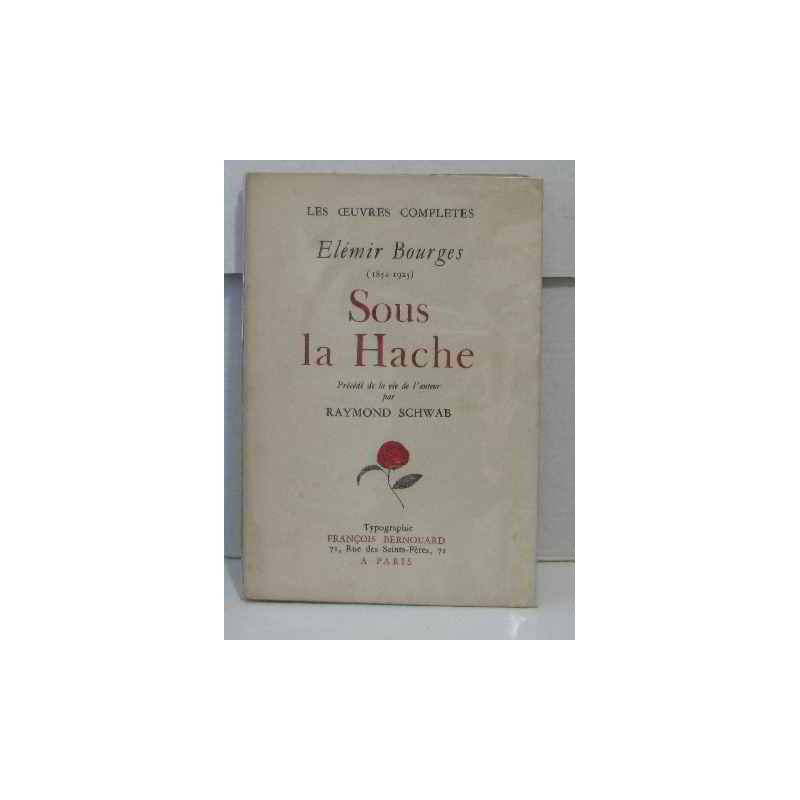 Sous la hache