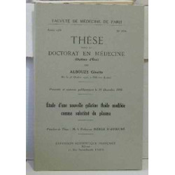 Thèse pour le doctorat en médecine