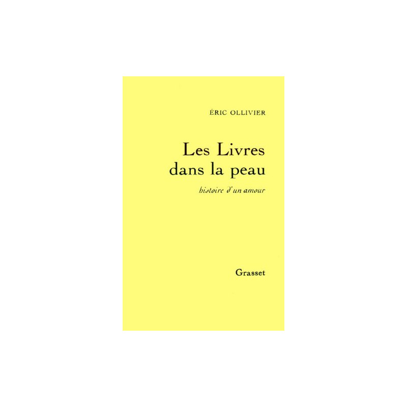 Les livres dans la peau