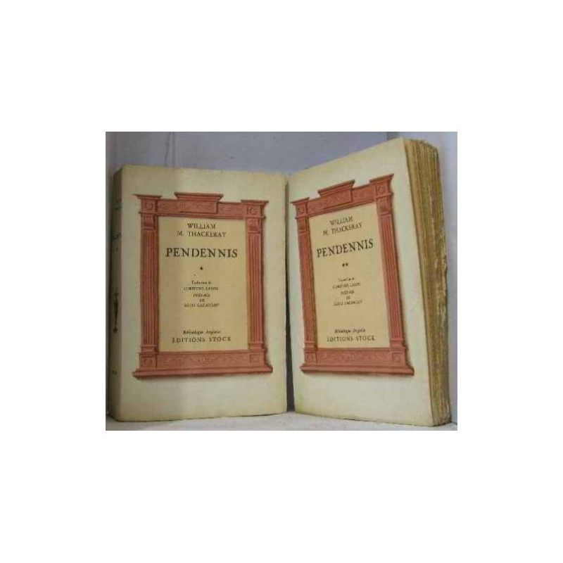 Pendennis tomes 1 et 2