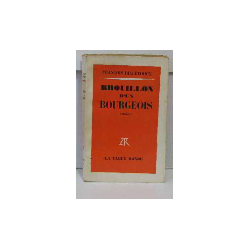 Brouillon d'un bourgeois