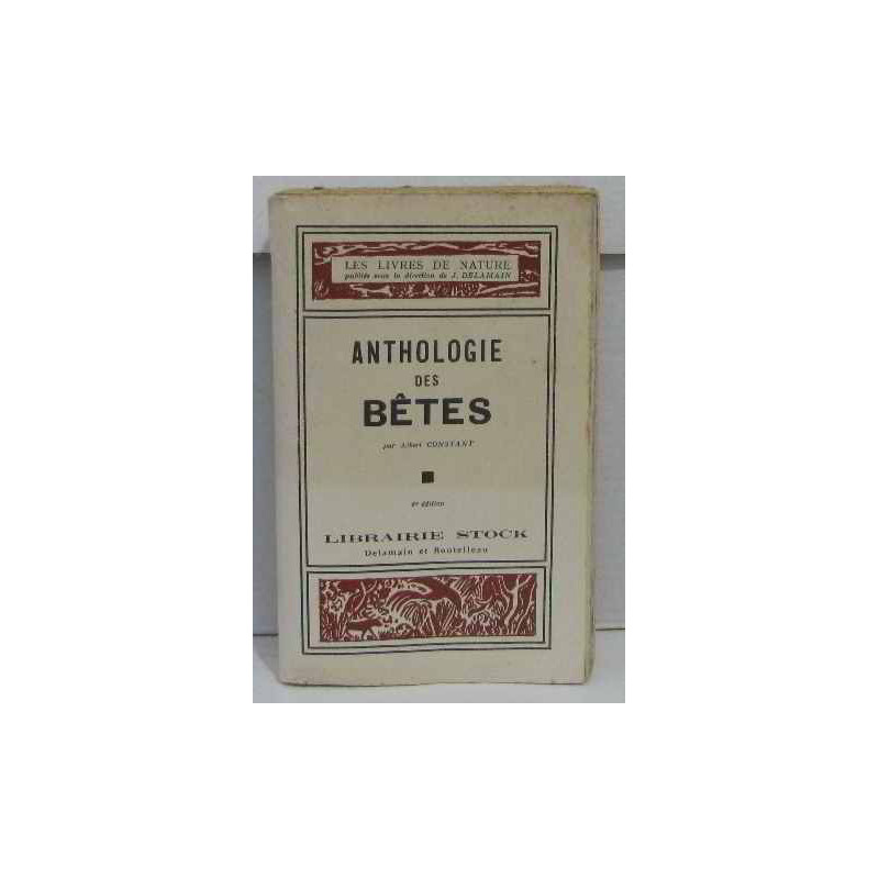 Anthologie des bêtes