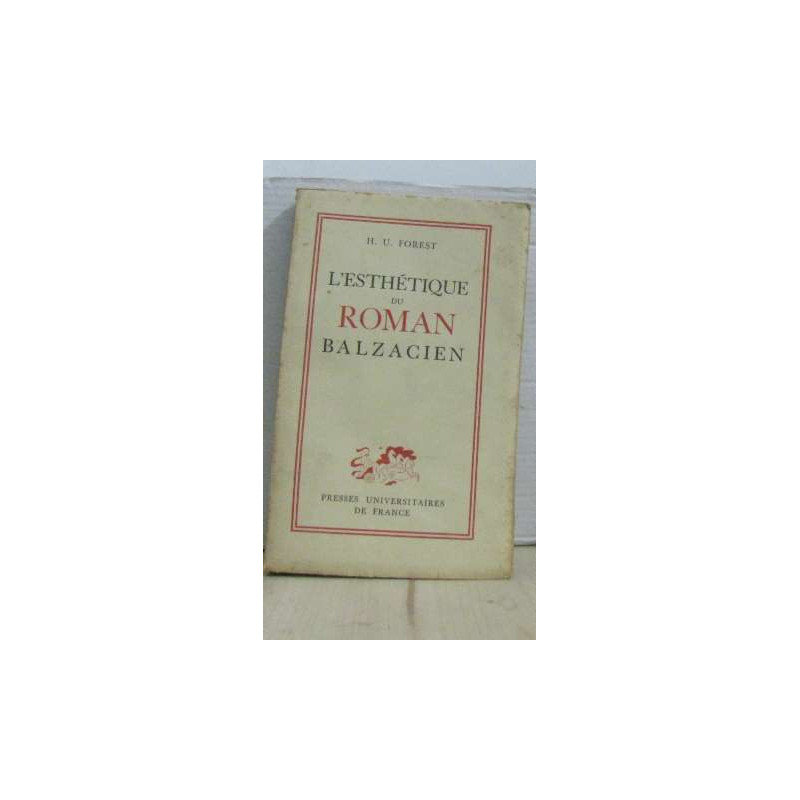 L'esthétique du roman balzacien