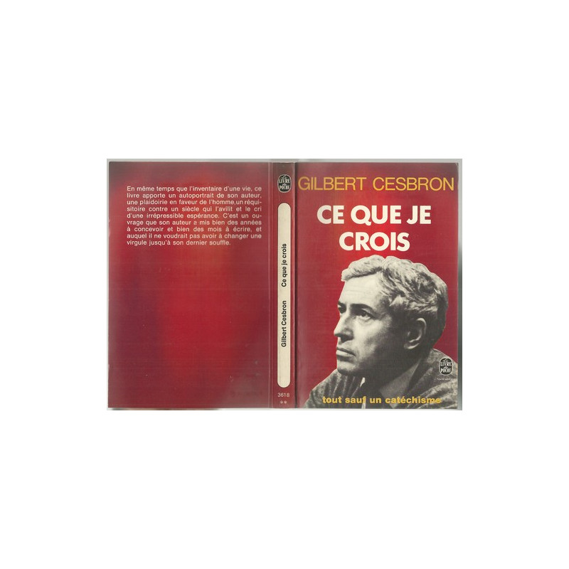 Ce que je crois