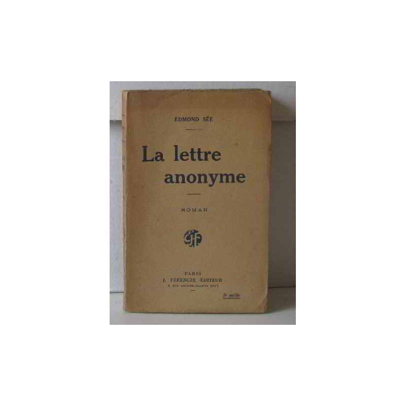 La lettre anonyme