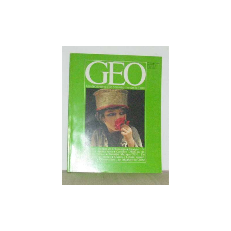 Géo n°13/mars 1980 himalaya caraïbes guadalguivir mexique-usa...