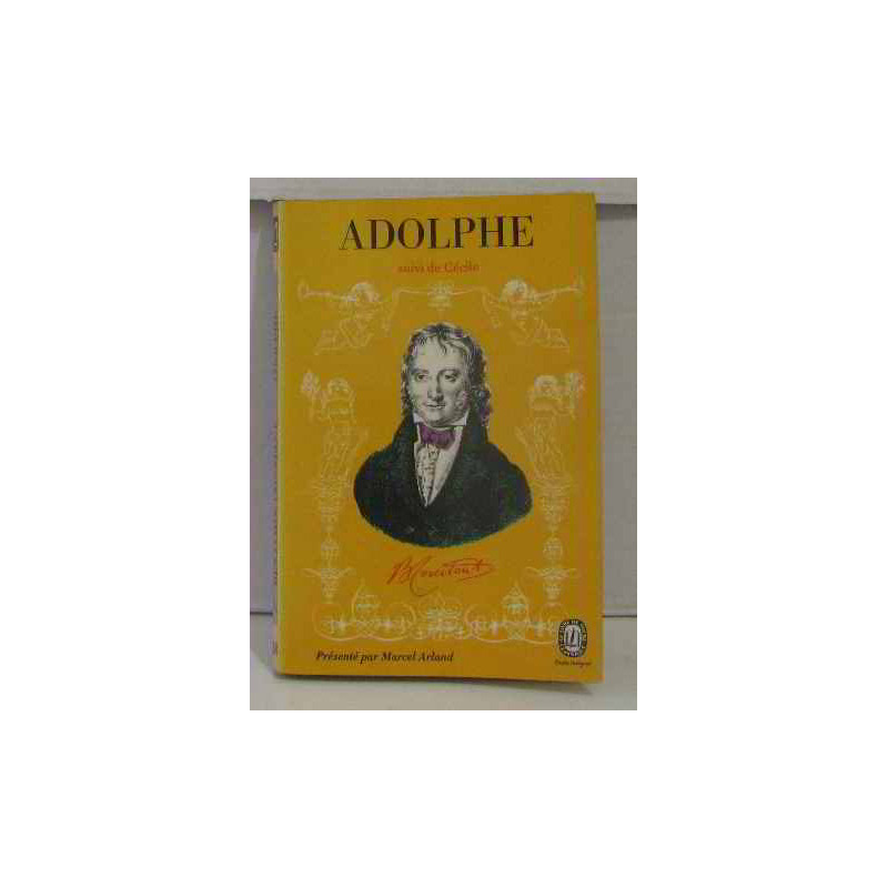 Adolphe suivi de cécile