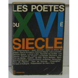 Les poetes du XVIe siecle