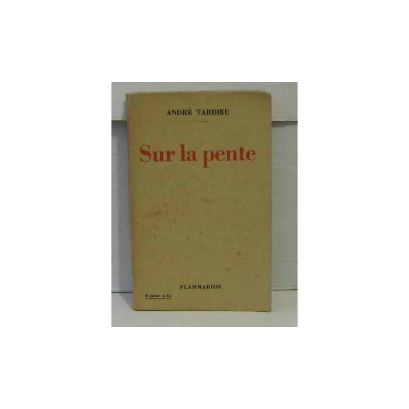 Sur la pente