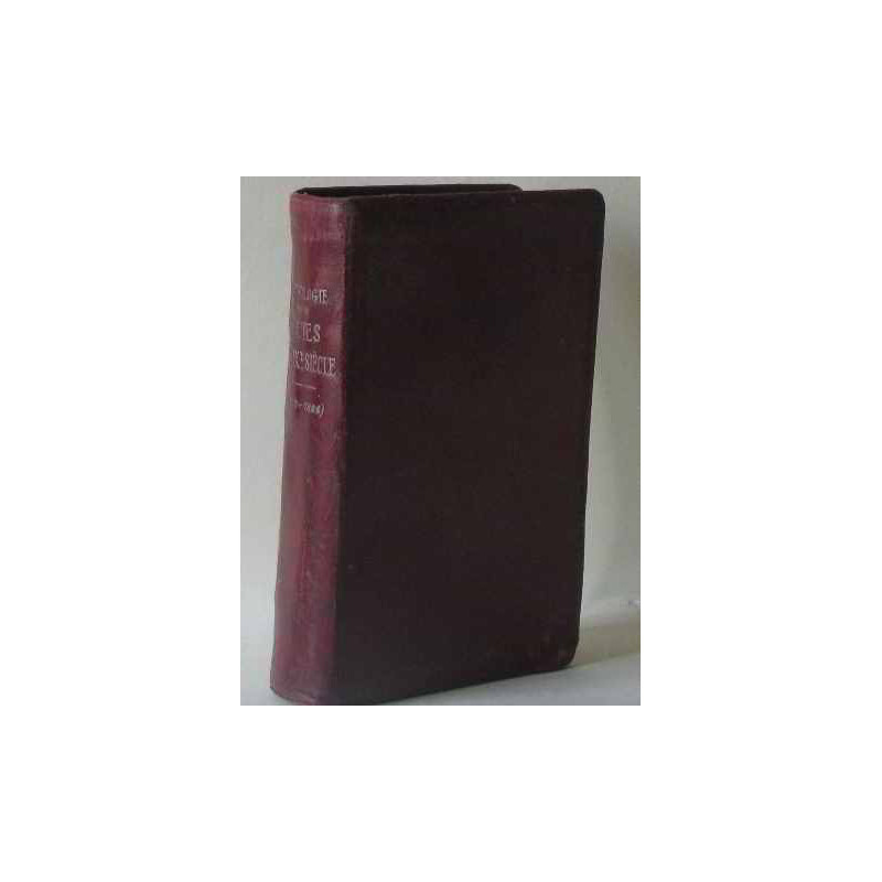 Anthologie des poètes du XIXe siècle