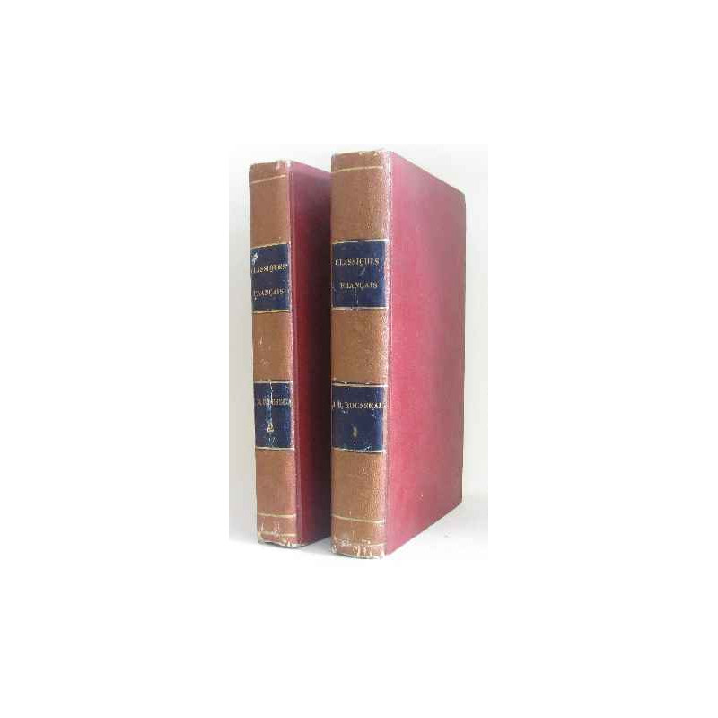 Oeuvres poétiques de rousseau (tome premier et deuxième)