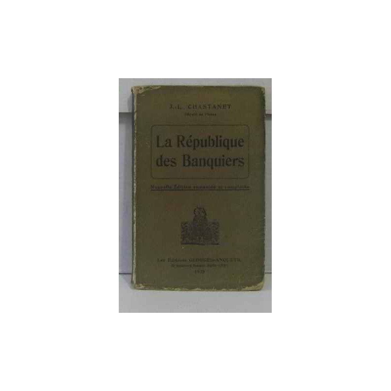 La république des banquiers