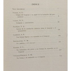 Pensamiento y Lenguaje