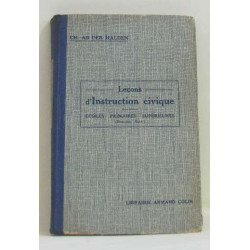 Leçons d'instruction civique (programmes de 2e année)