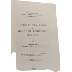 Histoire politique du monde hellénistique 323-30 av JC tome 1 : De...