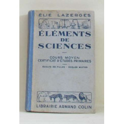 Éléments de sciences cours moyen certificat d'études