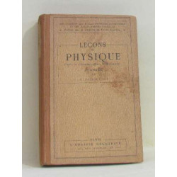 Leçons de physique 2e année