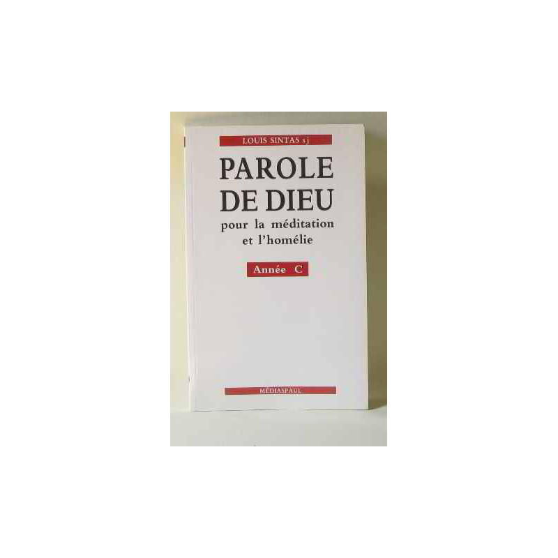 PAROLE DE DIEU pour la méditation et l'homélie 3
