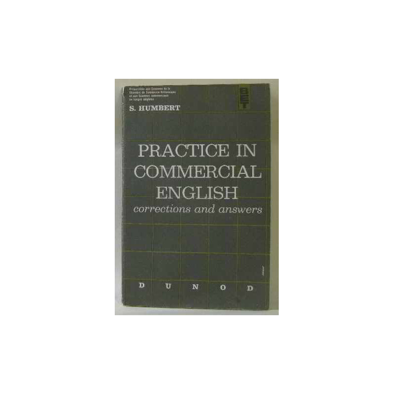 Practice in commercial english corrections and answers
