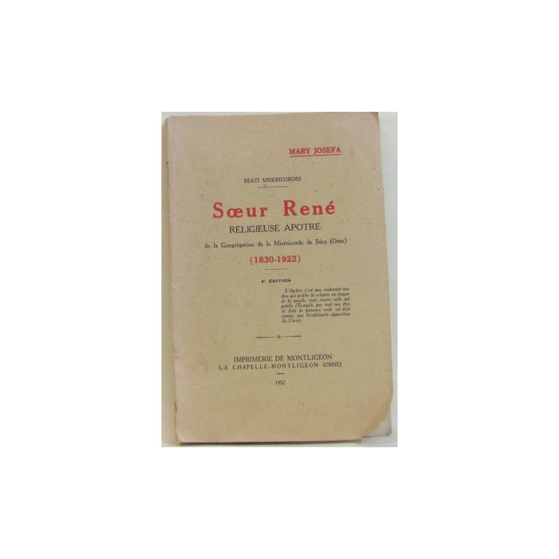Soeur rené religieuse apotre